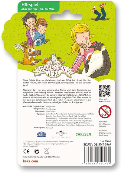 Kekz Starterset: Kekzhörer blau inkl. Cookie Crew Hörspiel & Wunderkekz, Amazon exklusiv mit 2x Audiochip „Die Schule der magischen Tiere“, Kopfhörer für Kinder, Reisekopfhörer für unterwegs & zuhause