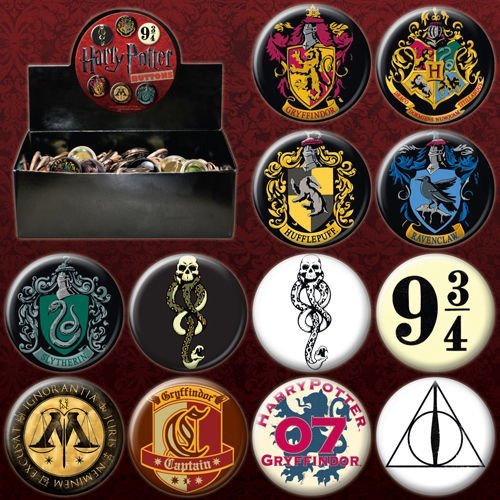 SCHMUCKAUSGABE: Harry Potter und der Stein der Weisen (vierfarbig illustrierte Schmuckausgabe) + 1. Original Harry Potter Button
