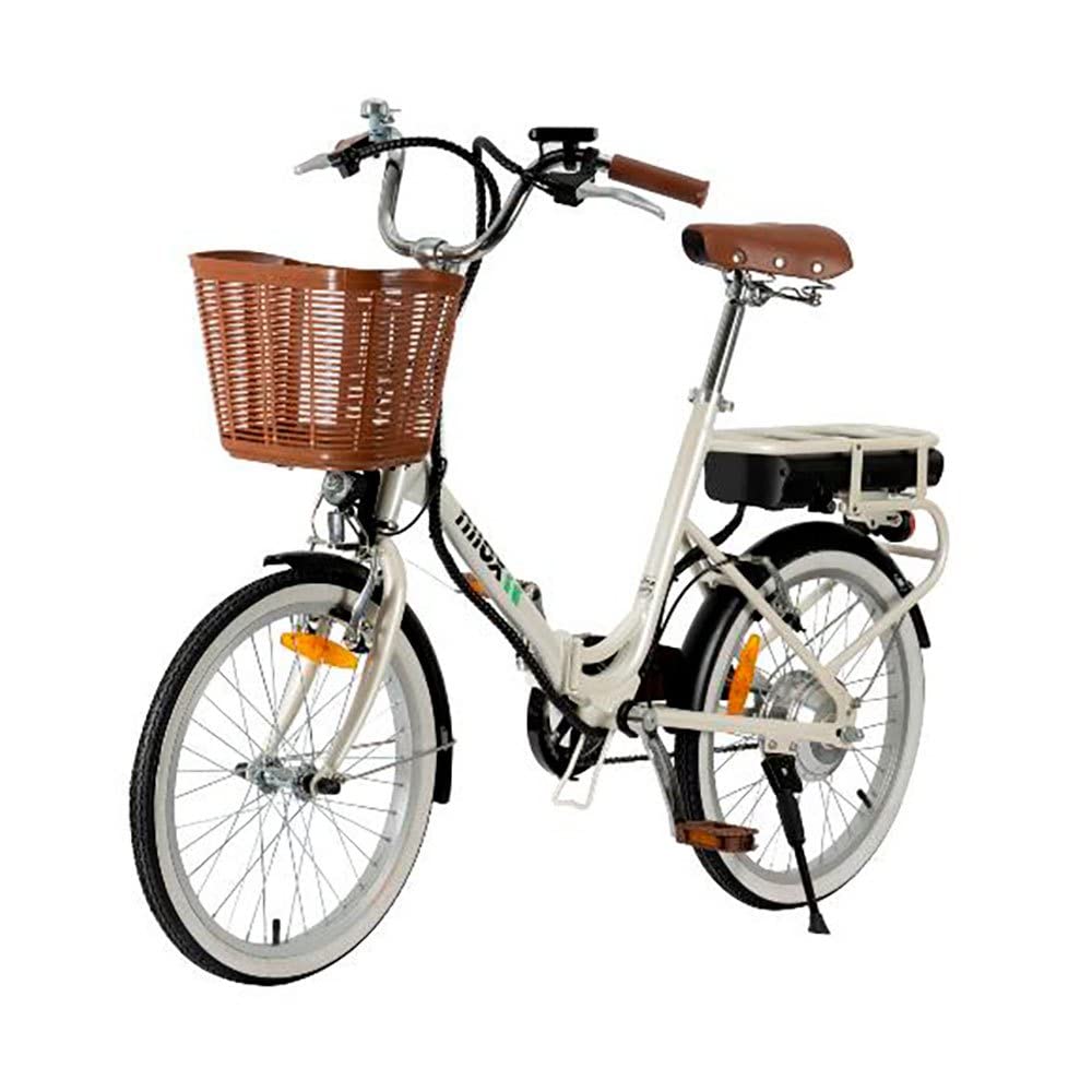 Nilox E-Bike J1 Plus, Klappbares Elektrofahrrad mit Tretunterstützung, 40 km Reichweite, bis zu 25 km/h, High-Speed-Antrieb 250 W, 36 V 7,5 Ah Lithium-Akku, 20" Räder, Ergonomischer Sattel