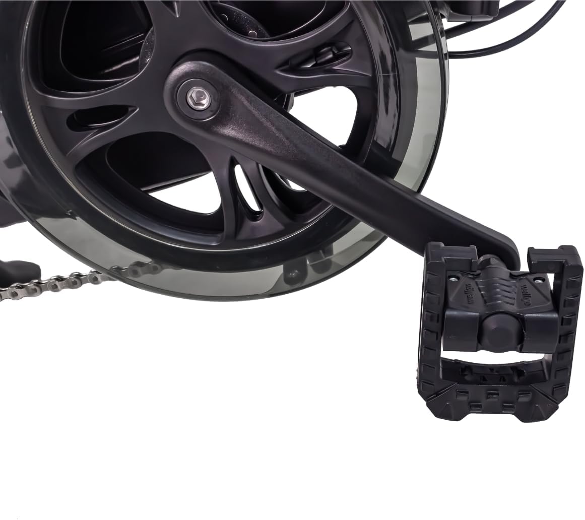 smartEC Camp-20D E-Bike Klapprad 250W Hinterradmotor Li-Ion-Akku 36V/15,6Ah 20 Zoll E-Klapprad E-Faltrad Elektrofahrrad Reichweite 100km bis 25 km/h (Schwarz)