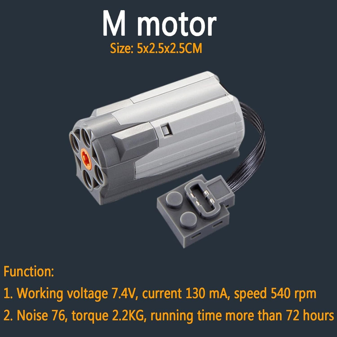 Karriter Kompatibel mit Le Technic Motor L Power Functions-Bauset, 11-teiliges Power Functions-Motorbatterie-IR-Fernbedienungs-Empfänger-Set
