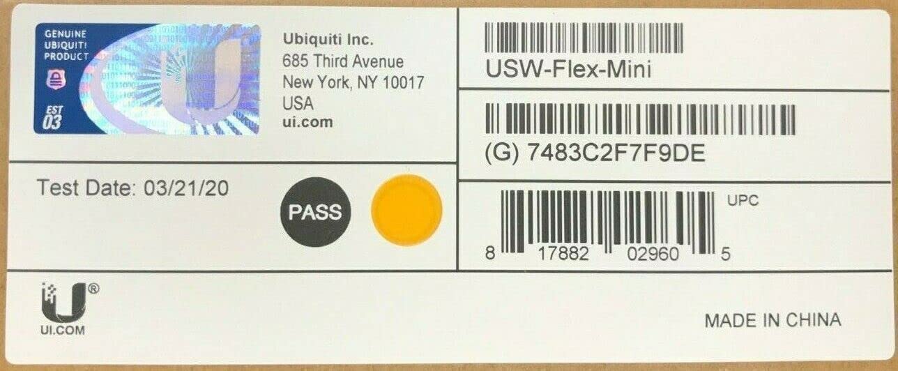 Ubiquiti UniFi Flex Mini-PoE-Schalter mit 5 Anschlüssen