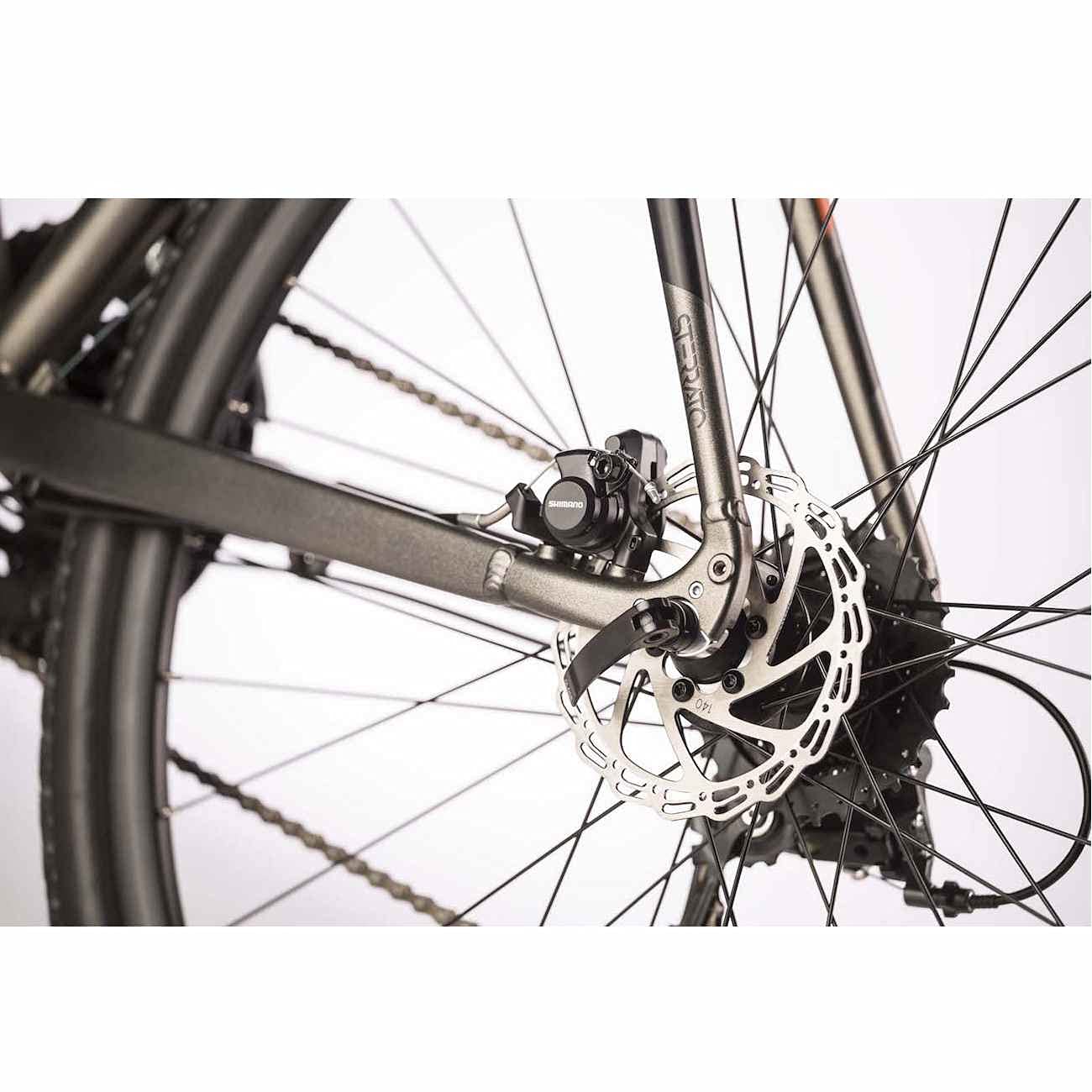 Airtracks 28 Zoll Herren Gravel Bike STERRATO 3.0 Fahrrad 2 x 8 Gang Shimano Claris RD-R2000 8-Fach (55cm (für Körpergröße 175-188cm))