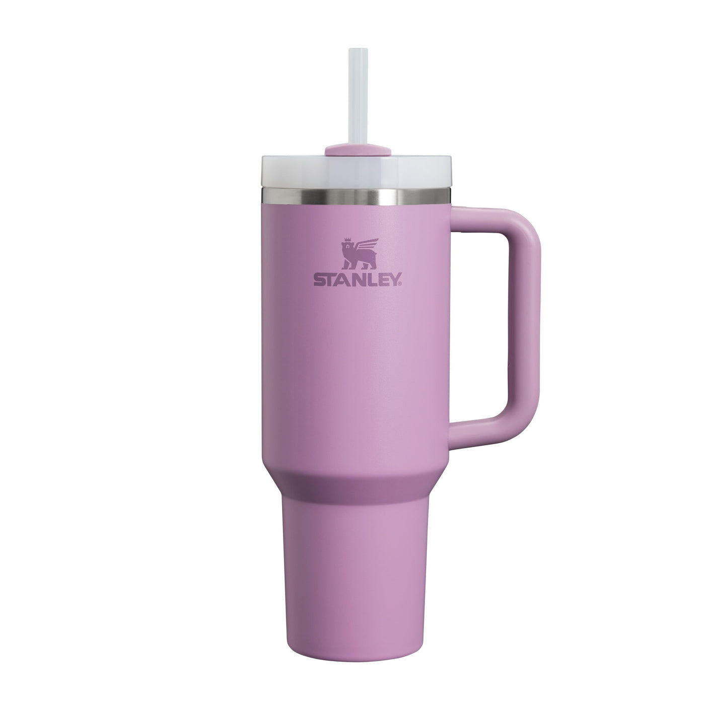 Stanley Quencher H2.0 FlowState Trinkflasche mit Strohhalm 1.2L - Thermobecher Kühlt 11 Stunden - 48 Stunden Eisgekühlt - Spülmaschinenfest - Thermosflasche BPA Frei - Kaffeebecher To Go - Lilac
