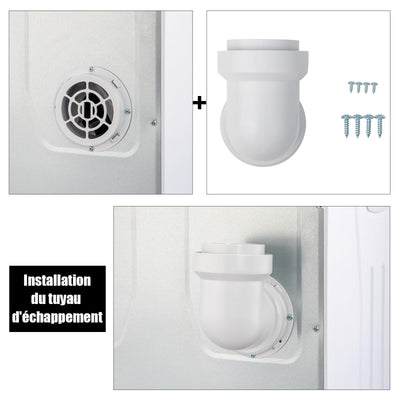 LEADZM Wäschetrockner, Wäschetrockner, kompakt, 1020 W, 3 kg, mit Anzeige für verschiedene Trocknungsmodi, tragbarer Trockner für Wohnungen, Haus, Schlafsaal