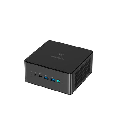 MINIS FORUM UM890 Pro Mini PC, AMD Ryzen 9 8945HS Prozessor, 8 Kerne/16 Threads bis zu 5,2 GHz, AMD Radeon 780M, 32 GB DDR5 bis zu 5600 MHz/1 TB SSD, HDMI/DP/USB4 × 2, RJ45 2,5 G × 2, Oculink Port