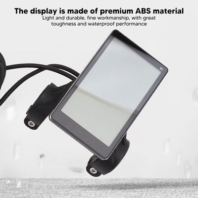 BuyWeek Elektrofahrrad Bürstenloser Motor Controller Kit, 36V 48V 60V 1000W 38A 3 Modus Sinuswellen Controller M5 LCD Anzeigefeld Kit für E-Bike Elektroroller