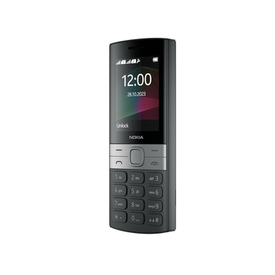 Nokia 150 Feature Phone mit UKW-Radio, Kamera mit Blitz, leistungsstarkem Akku, 20 Stunden Gesprächszeit und 30 Tagen Bereitschaftsmodus - Black