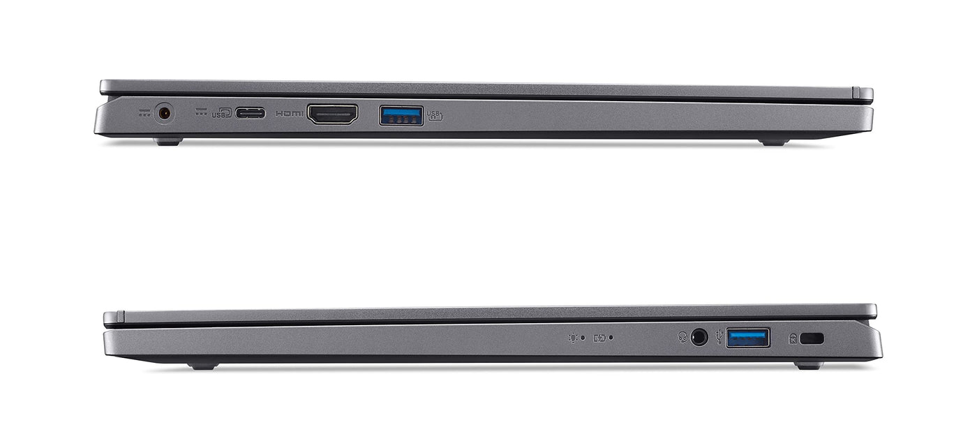 Acer Aspire 5 (A515-48M-R3AE) Laptop | 15, 6" FHD Display | AMD Ryzen 7 7730U | 16 GB RAM | 1 TB SSD | AMD Radeon Grafik | Windows 11 | QWERTZ Tastatur | grau