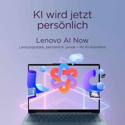 Lenovo Yoga Slim 7 Laptop | Copilot+ PC | 14" 2.8K WUXGA OLED Display | AMD Ryzen AI 5 340 | 16GB RAM | 512GB SSD | AMD Radeon Grafik | Win11 | QWERTZ | Tidal Teal | 3 Monate Premium Care