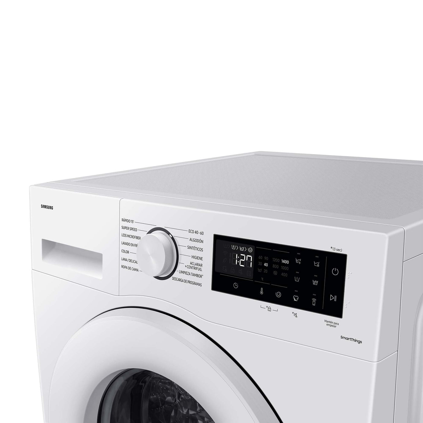 Samsung WW11DG5B25TEEG Waschmaschine, 11 kg, 1.400 U/min, Extra energiesparend, EEK: A (-10%), AI Ecobubble, SmartThings AI Energy Mode, SuperSpeed 39 Min, Hygiene-Dampfprogramm, Weiß