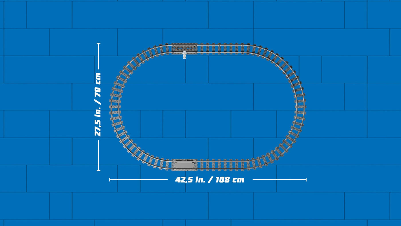 LEGO City Trains Arktis-Polarexpress - Spielzeug mit ferngesteuertem Zug - Schneepflug, 22 Gleissegmente, 6 Minifiguren & Felssturz-Funktion – Geschenk für Jungen & Mädchen ab 7 Jahren - 60470