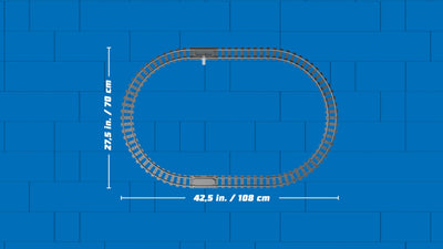 LEGO City Trains Arktis-Polarexpress - Spielzeug mit ferngesteuertem Zug - Schneepflug, 22 Gleissegmente, 6 Minifiguren & Felssturz-Funktion – Geschenk für Jungen & Mädchen ab 7 Jahren - 60470