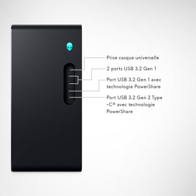 Alienware Aurora R16 RPL Gaming-Computer, Prozessor Intel Core i9 14900KF, 32 GB RAM, 2 TB SSD, Grafik NVIDIA GeForce RTX 4080 16 GB GDDR6X, Windows 11 Home, Basalt Black