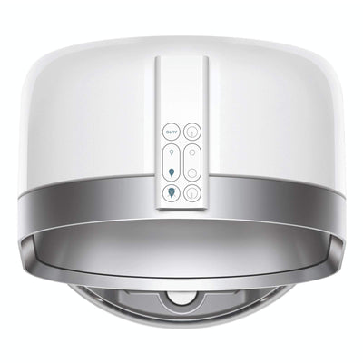 Dyson AM10 Luftbefeuchter und Ventilator, Ultrafeine Kaltluft-Befeuchtung, Automatische Feuchtigkeitskontrolle, Weiß/Silber
