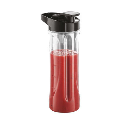 Russell Hobbs Mixer - Standmixer & Smoothie Maker to go [23.500 U/min Power-Motor] inkl. 1x Mixbehälter 600ml (BPA-frei, spülmaschinen- & bruchfest inkl. Deckel) Zerkleinerer, Edelstahl, 23472-56