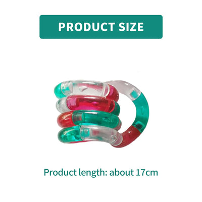 5 Stück Fidget Toys Autism Fingers Tangle Fidget Twister Fidgets Toy Stimming Sensory Stressabbau Erwachsene Anti Stress Spielzeug Kinder Skills Panikattacken für Erwachsene und Kleinkinder