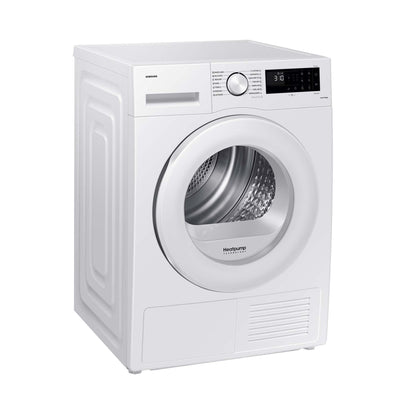 Samsung Wärmepumpentrockner, 8 kg, EEK: A++, Wäschetrockner mit WiFi-SmartThings-App, Hygiene-Programm, Air Refresh, Knitterschutz, Weiß, DV80CGC0B0TEEG