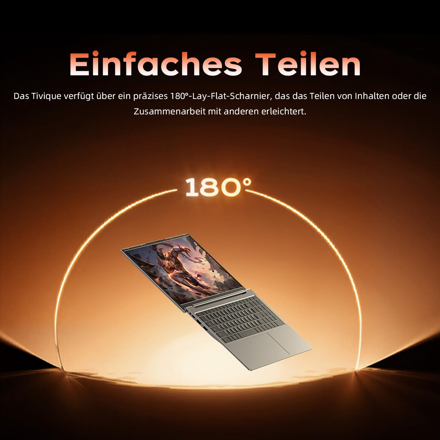 Tivique Laptop,15,6 Zoll,Ryzen 7 7730U Prozessor,bis zu 4.5GHz,16 GB RAM 512 GB SSD,NVMe PCIe 3.0,Unterstützt 4 TB SSD-Erweiterung,Gaming Laptops, Leichtgewicht,WiFi6, HDMI