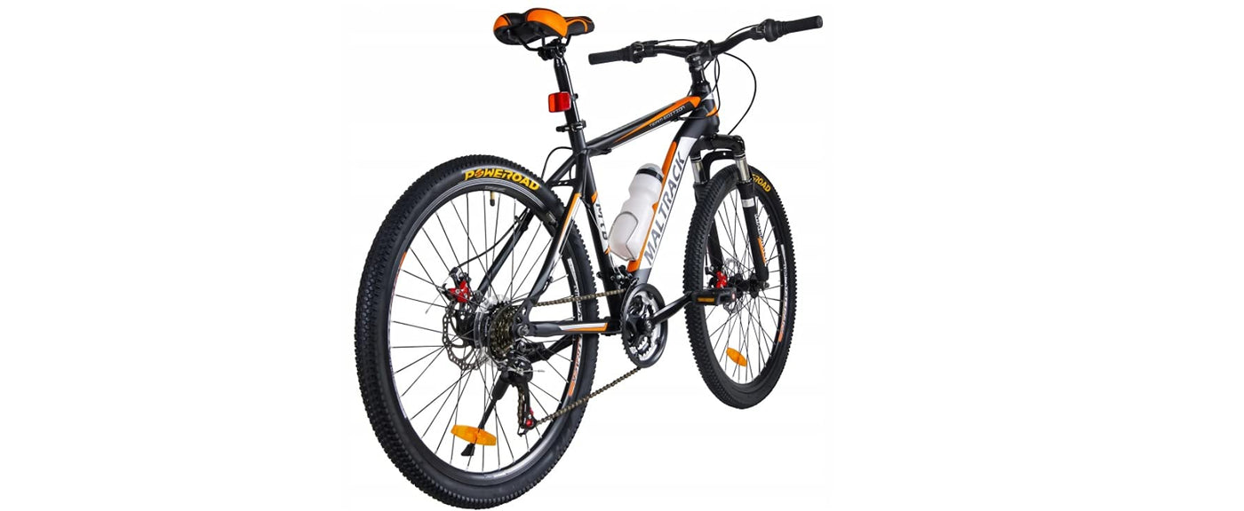 BDW Mountainbike 18 Gang Schaltung, Scheibenbremse 26 Zoll Reifen | 18 Zoll Rahmen MTB | Additive ! (Rot)