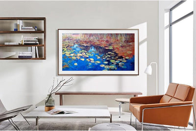Samsung QLED 4K The Frame 65 Zoll Fernseher (GQ65LS03BGUXZG, Deutsches Modell), mattes Display, austauschbare Rahmen, Art Mode, Smart TV [2023]
