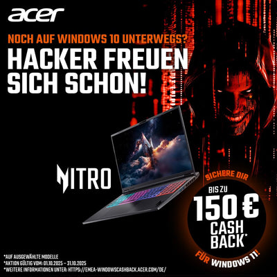 Acer Nitro V 16 AI (ANV16-42-R96W) Gaming Laptop, 16" WUXGA IPS 180Hz Display, AMD Ryzen 7 260, 16 GB RAM, 1 TB SSD, NVIDIA GeForce RTX 5070, Windows 11, QWERTZ Tastatur, Black