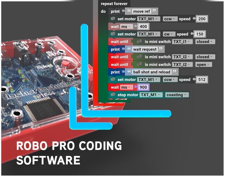 fischertechnik 569021 Smart Robots Pro – Roboter-Bausatz, programmierbare Roboter für Kinder, 12 Modelle, ab 8 Jahren