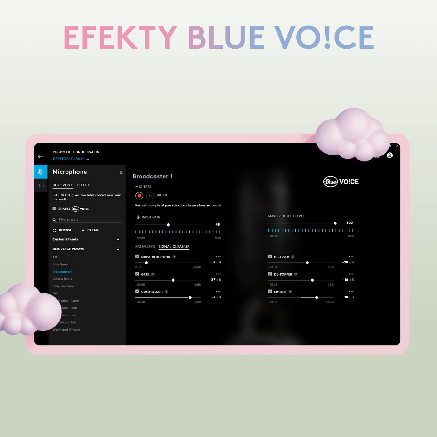 Logitech G Blue Yeti USB-Gaming-Mikrofon in Premiumqualität für Streaming, Blue VO!CE-Software, PC, Podcast, Studio, Computer-Mikrofon, Exklusive Streamlabs-Themes, Sonderedition - Weiß