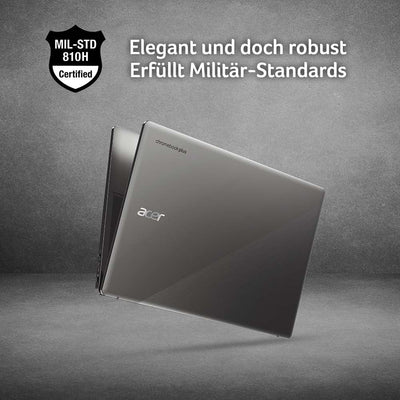 Acer Chromebook Plus 515 (CB515-2H-30CZ) Laptop, 15,6" FHD Display, Intel Core i3-1215U, 8 GB RAM, 128 GB SSD, Intel UHD Graphics, Google ChromeOS, AI-Features, grau
