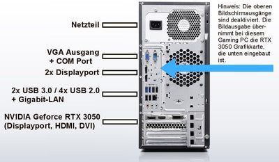 Lenovo Raytracing Gaming PC Intel i7 4770 8-Thread Computer mit 3 Jahren Garantie! | 32GB | NVIDIA Geforce RTX 3050 8 GB DDR6 | 1TB SSD | DVD±RW | Windows11 | WLAN | USB 3-7641