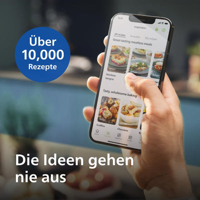 Philips 3000er Airfryer XL - Rapid Air Technologie, Frittieren mit bis zu 90% weniger Fett, 1,2 kg Fassungsvermögen, 6,2 l Größe, Touchscreen, Schwarz (HD9270/90)