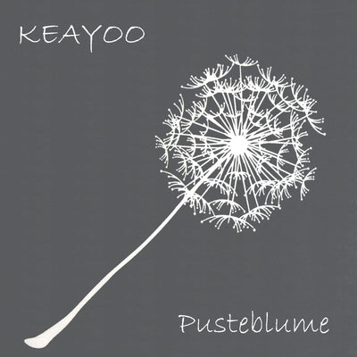 KEAYOO Bettwäsche 135x200 Grau Weiß Wendebettwäsche Pusteblume Muster 100% Baumwolle für Sommer bis Winter Soft Touch mit Reißverschluss 4teilig Set