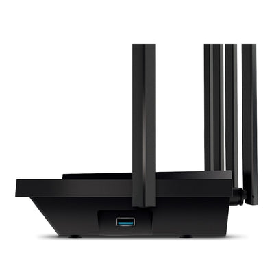 TP-Link Archer AX72 Pro AX5400 Multi-Gigabit WiFi 6 Router(4804 Mbit/s 5 GHz, 574 Mbit/s 2,4 GHz,2.5 Gigabit WAN/LAN Port,1×USB 3.0 Port, 160MHz Bandwidth, HomeShield) , Unterstützt keine DSL-Funktion