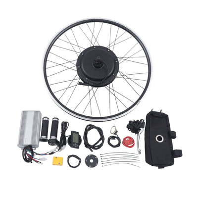 kangten Ebike Elektrofahrrad Conversion Kit 26" Hinterrad 1500W 48V Umbausatz LCD Hinterrad E-Bike für 26-Zoll-Fahrräder