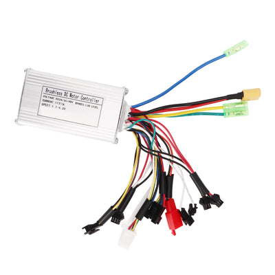 BuyWeek Elektrofahrrad Brushless Motor Controller, 24V 36V 48V 17A 3 Modus Sinuswelle Controller Bürstenloser Motor Controller für E-Bike Elektroroller