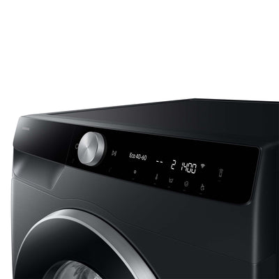 Samsung WW11DG6B85LBU2 Waschmaschine, 11 kg, 1.400 U/min, Extra energiesparend, EEK: A (-10%), AI Ecobubble, AI Wash, SuperSpeed 39 Min, AI Control, Schwarz