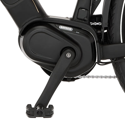 FISCHER E-Bike Trekking VIATOR 4.2i, Elektrofahrrad für Damen und Herren, RH 50 cm, Mittelmotor 80 Nm, 36 V Akku, schwarz matt