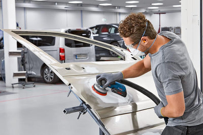 Bosch Professional 18V System Akku Exzenterschleifer GEX 18V-125 (inkl. Schleifteller (125mm), 1x Schleifpapier, Staubbeutel, L-BOXX, ohne Akku/ Ladegerät)