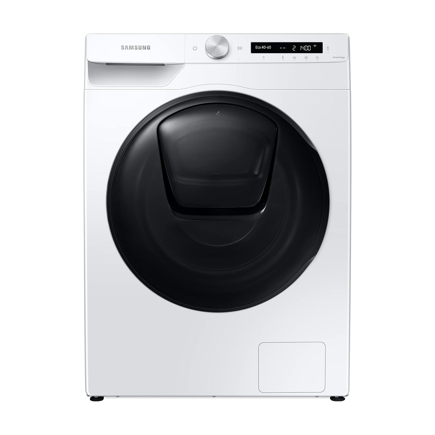 Samsung WD81T554ABW/S2 Waschtrockner, 10,5/6 kg, 1400 U/min, AddWash, Ecobubble, Simple Control-Bedienkonzept, Air Wash, Hygiene-Dampfprogramm, Weiß
