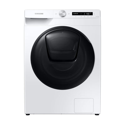 Samsung WD81T554ABW/S2 Waschtrockner, 10,5/6 kg, 1400 U/min, AddWash, Ecobubble, Simple Control-Bedienkonzept, Air Wash, Hygiene-Dampfprogramm, Weiß