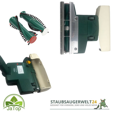 JaTop Original Vorwerk Kobold 121 inkl. Elektrobürste ET 340, Hartbodendüse und 10 Staubsaugerbeutel +Duft Renewed + generalüberholt Garantie, mit Beutel