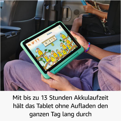 Fire HD 10 Kids Pro-Tablet (Neueste Generation), für Kinder ab dem Grundschulalter | 10-Zoll-Display, lange Akkulaufzeit, Kindersicherung und dünne Hülle | Version 2023, 32 GB, Sternennebel-Design