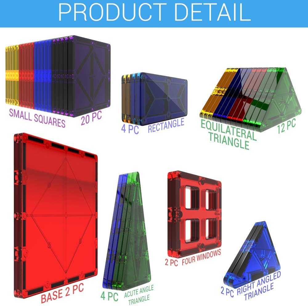 Desire Deluxe Zeug für Kinder, Lernspielzeug für Jungen und Mädchen, 3 4 5 6 7 8 Jahre alt, XXL Set mit 47 Teilen