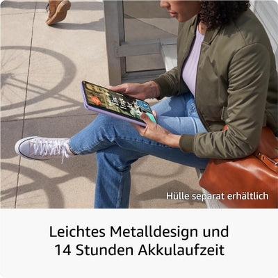 Amazon Fire Max 11-Tablet (Neueste Generation), unser bisher leistungsstärkstes Tablet, mit klarem 11-Zoll-Display, Octa-Core-Prozessor, 4 GB RAM, 14 Std. Akkulaufzeit, 64 GB, grau, mit Werbung