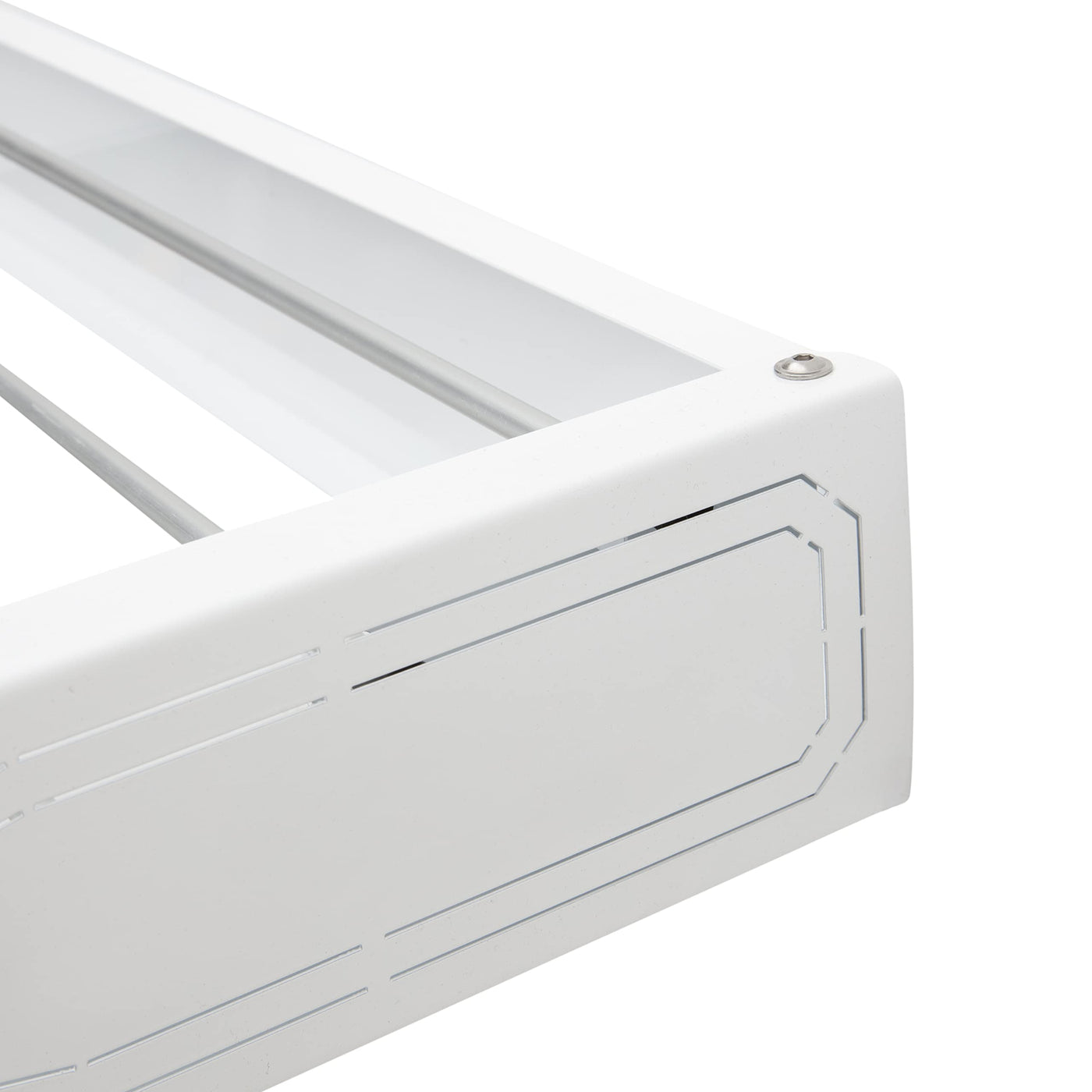 HomeArt Wäscheständer zur Wandmontage, 75 cm, einziehbarer Wäscheständer, faltbarer Wäschetrockner, Innen- und Außenbereich, kompaktes gemustertes Design, 20 kg Tragkraft, Weiß