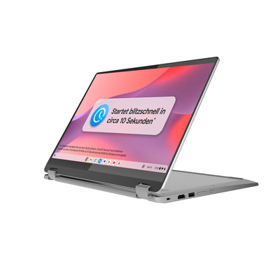 Lenovo Chromebook IdeaPad Flex 3 Convertible Laptop | 15.6" Full HD Display | Intel Celeron N4500 | 8GB RAM | 128GB eMMC | Intel UHD Grafik | ChromeOS | QWERTZ | grau | 3 Monate Premium Care