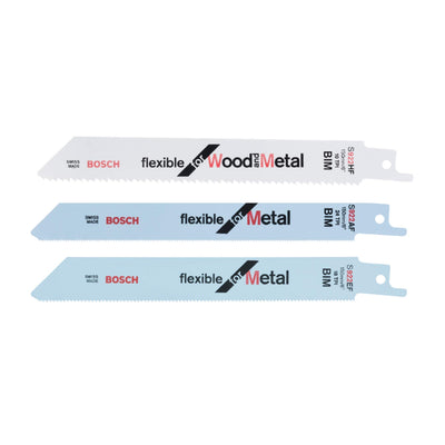 Bosch Professional 18V System Akku Säbelsäge GSA 18 V-LI C (Compact Version, inkl. 3x Säbelsägeblatt, ohne Akku/ Ladegerät, L-BOXX)