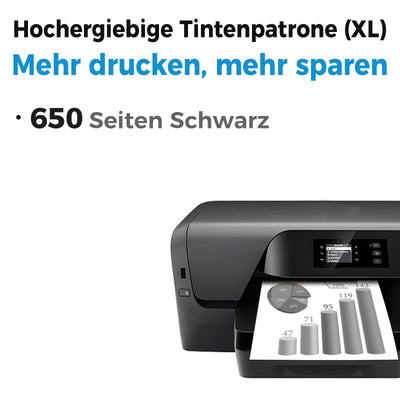 ANKINK Wiederaufbereitet Tintenpatrone Druckerpatronen als Ersatz für HP 302XL für Patrone 302 XL für 1110 2130 3630 3632 3634 3636 3639 4520 4524 4525 4526 4528 3830 3831 3833, Schwarz 2er-Pack