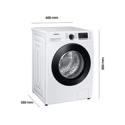 Samsung WW91T4048CE/EG Waschmaschine, 9 kg, 1400 U/min, Ecobubble, Hygiene-Dampfprogramm, FleckenIntensiv-Funktion, Digital Inverter Motor, Weiß