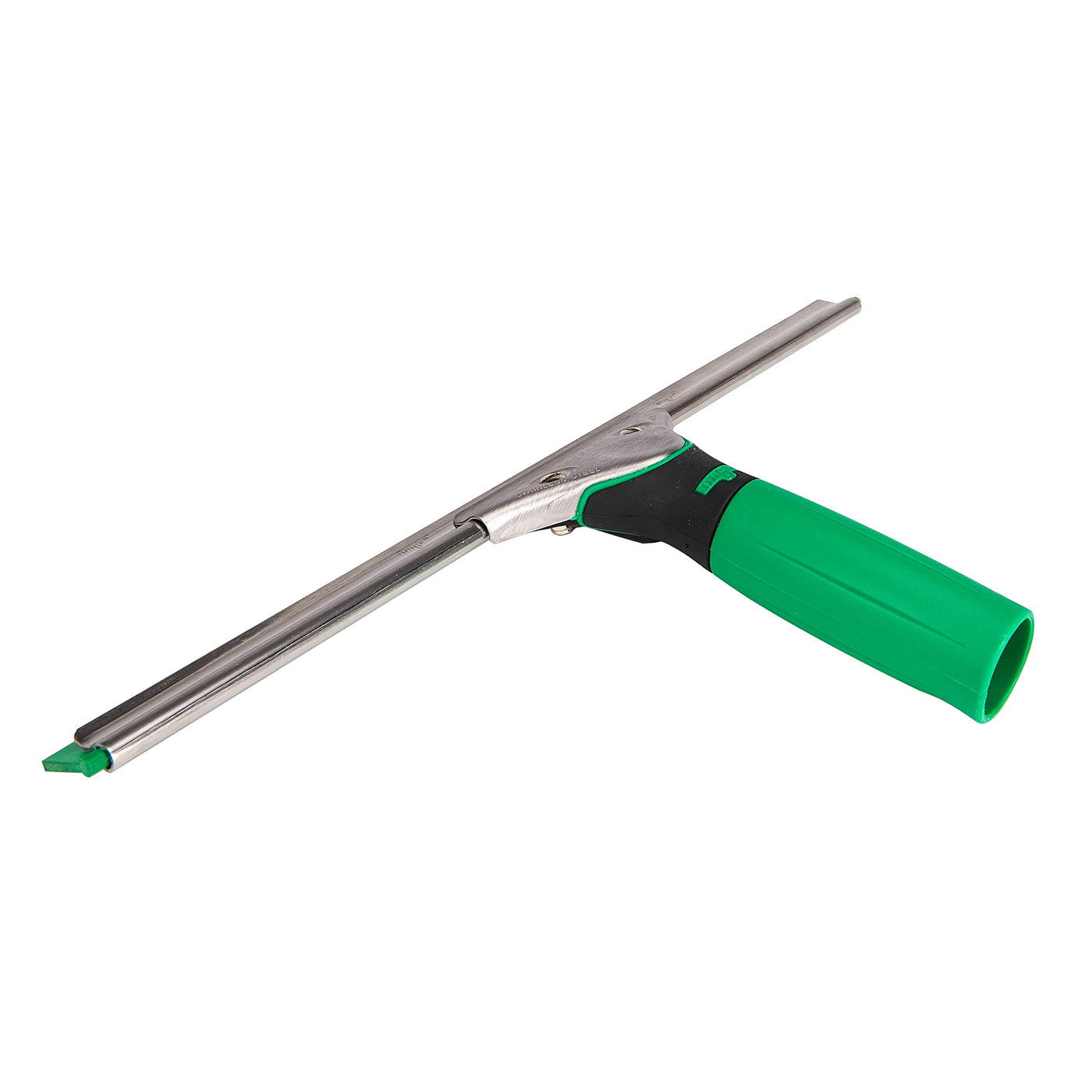 Unger ErgoTec Fensterwischer (Breite 35 cm, mit S-Schiene und grünem Wischergummi, streifenfreie Fenstereinigung) ES35G